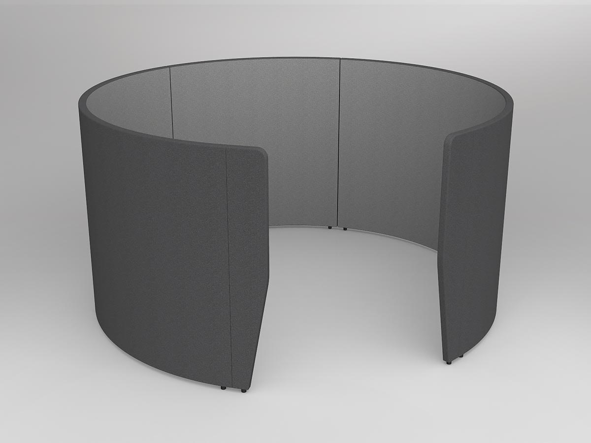 OL Motion 1400mm High Walls Ring for Private Space Meetings