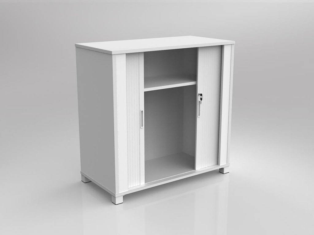 OL Axis Tambour Storage Cabinet 900mm Height