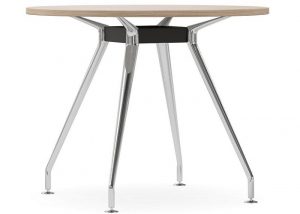 DD Apollo Meeting Table with Chrome Back and Black Rail