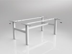 OL Agile Height Adjustable Desking Frame to Suit 2 Worktops of 2100mm x 750mm