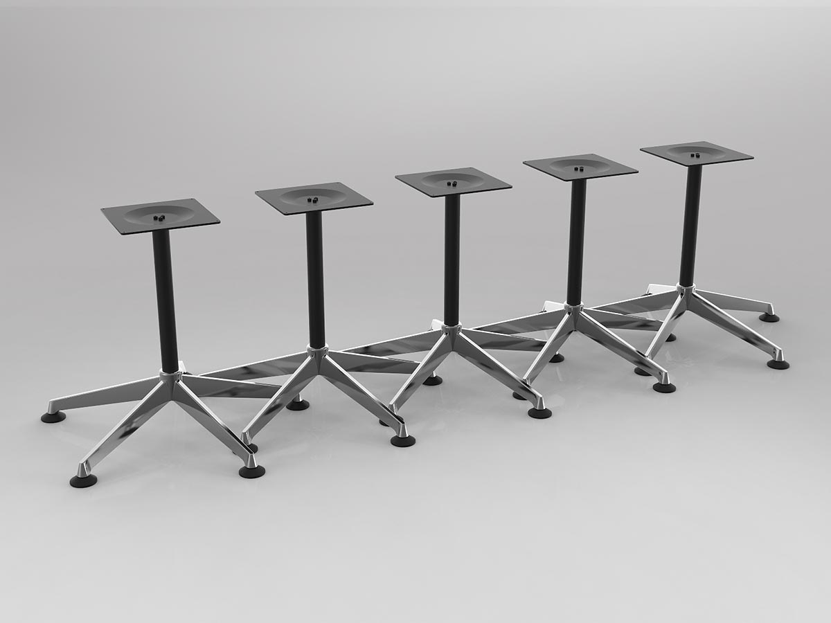 OL Modulus Meeting Table Frame to Suit Worksurface Size of 700-900mm