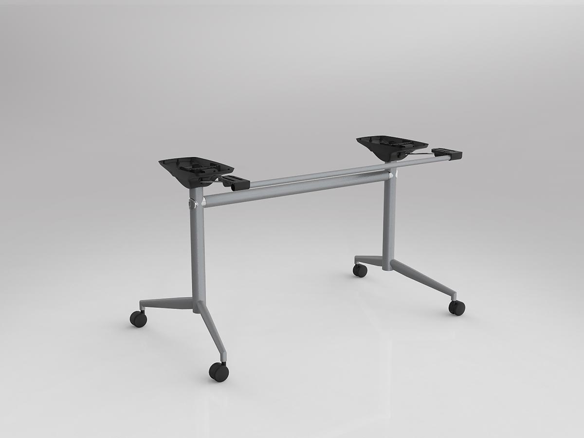 UNI Flip Table Frame to Suit Worksurface Size of 1200-1600mm Length