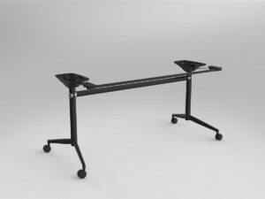 UNI Flip Black Table Frame to Suit Worksurface Size of 1500-1900mm
