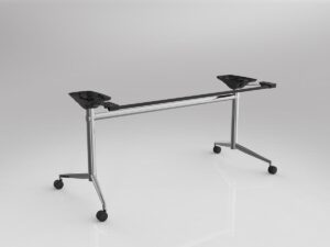 UNI Flip Chrome Table Frame to Suit Worksurface Size of 1500-1900mm