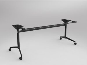 UNI Flip Black Table Frame to Suit Worksurface Size of 1800-2200mm