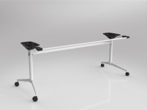 UNI Flip White Table Frame to Suit Worksurface Size of 1800-2200mm