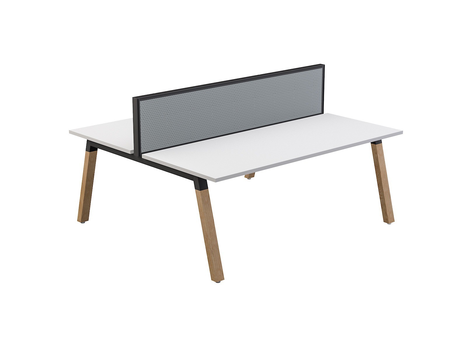 OL Plantation 2 users Double-Sided Desk with Studio50 Screen