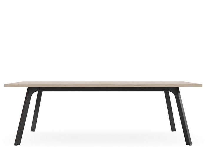 DD Toro Boardroom Table with Metal Base
