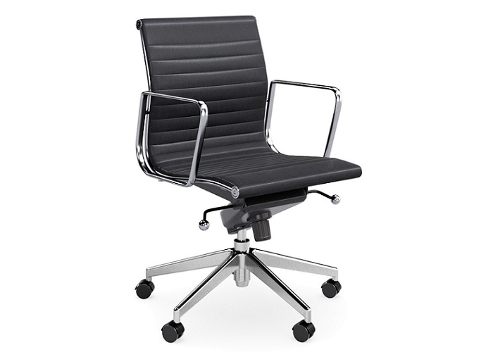 DD Turin Chair - Chrome/Black