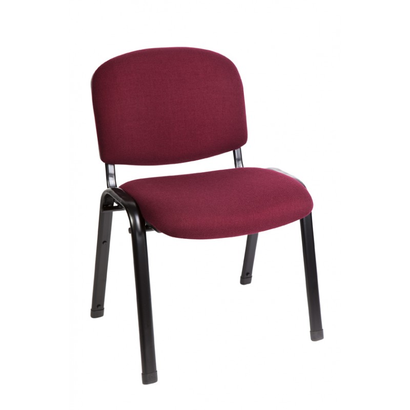 MA Joshua Chrome Base Fabric Upholstered Side Chair