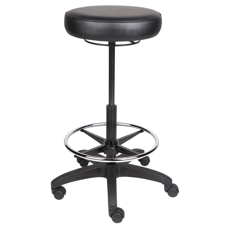MA Lab Stool With Ring Lever and Foot Ring