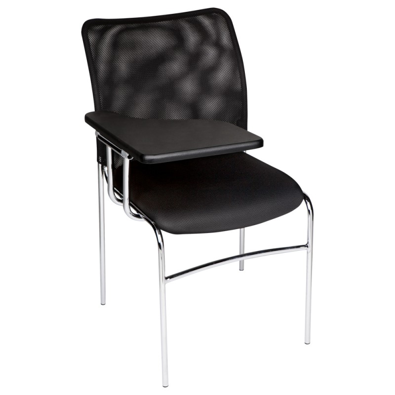 MA Martin Chrome Leg Stackable Meshback Lecture Chair