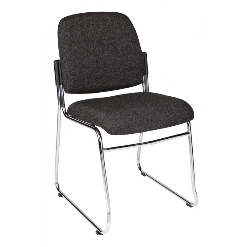 MA Nova Fabric Upholstered Chrome Based Chair