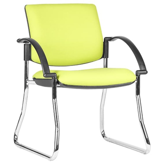 ST Maxi Sled Base Hospitality Chair - Chrome
