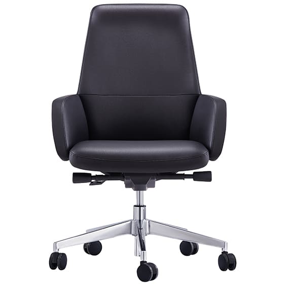 ST Captain Genuine Leather Low Back Exetutive Chair