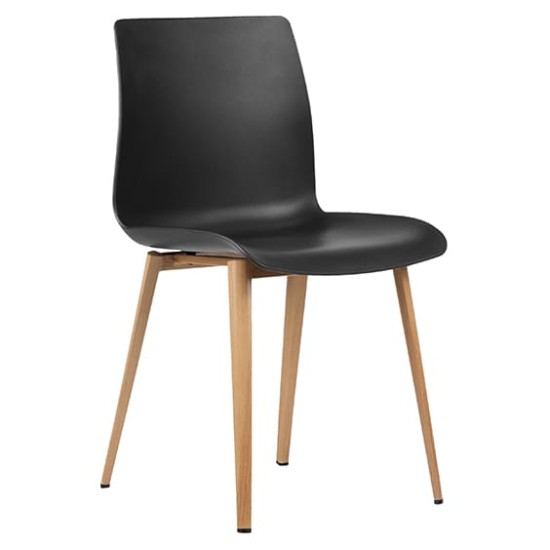 ST Pod Breakout Chair with Timber Base