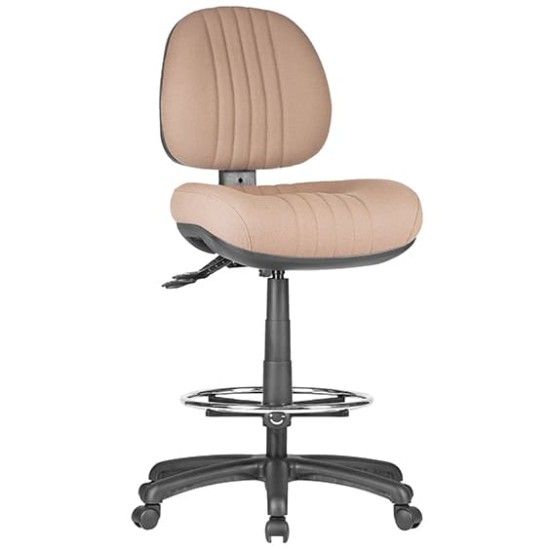 ST Alpha Fabric Upholstered Drafting Chair