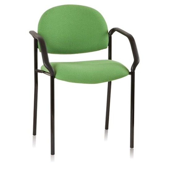 ST Vera Fabric Upholstered Round Back Hospitality Chair with Arms